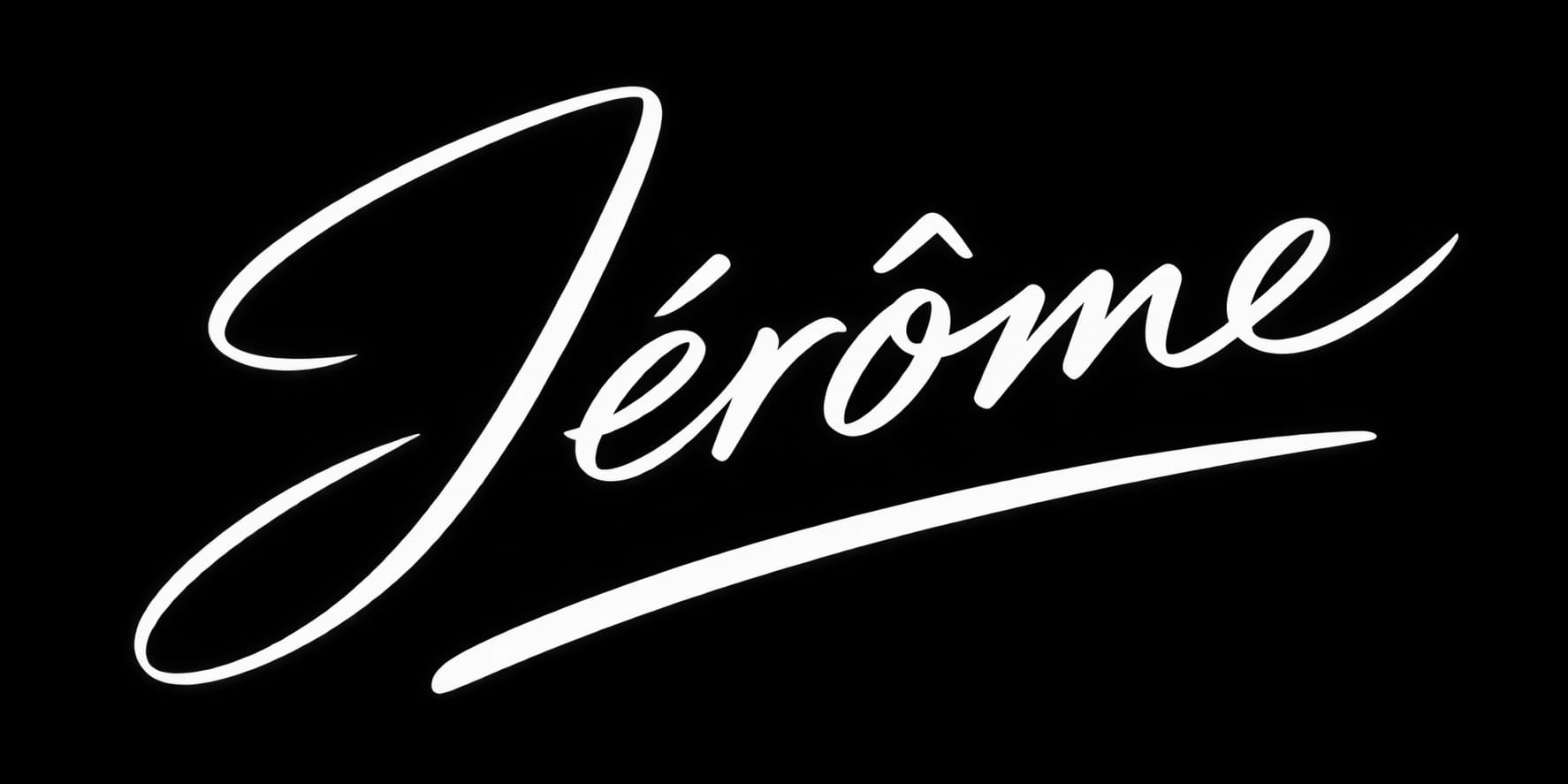 Signature manuscrite de Jérôme Valenti